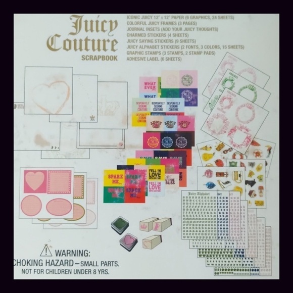 Limited Edition Juicy Couture Scrapbook Kit - Picture 4 of 16